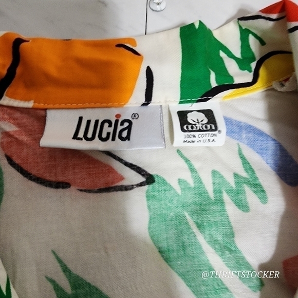 Vintage 80s floral skirt set - Picture 8 of 9